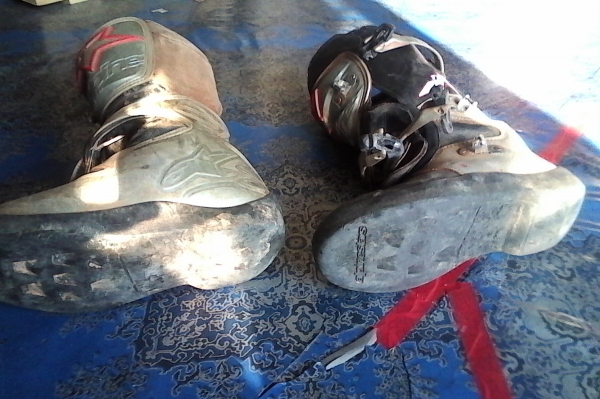 ขายรองเท้า วิบาก alpinestar tech 4s เบอร์ 5 สำหรับเด็ก