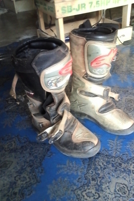 ขายรองเท้า วิบาก alpinestar tech 4s เบอร์ 5 สำหรับเด็ก