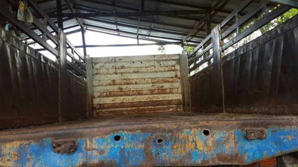 ***ขายแล้วครับขอบคุณ Truck2hand ขายFUSO-220 10ล้อ2เพลาดั้มMITSUBISHI FUSO FN527M-TF1186 6D16-Turbo 220HP เครื่องใหม่ เกียร์เดิม10สปีด เบรคใหญาเพลาบุ๋มแล้ว เครื่องแน่น แรง ไม่เยิ้ม เกียร์10สปีด เข้าง่ายไม่หลุด ช่วงล่างแน่น คัสซีสวย ไม่ปะไม่ดาม