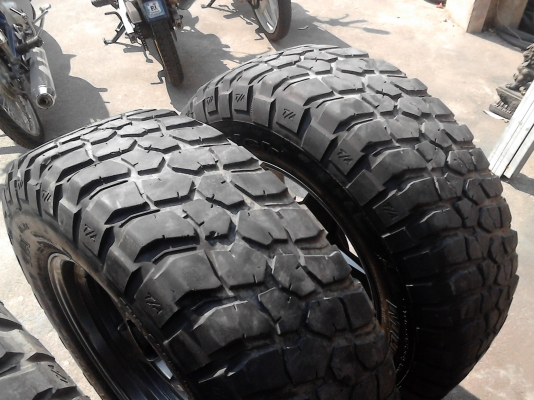 265/70R17 แม๊ก เบ้ดเล่ พร้อมยาง BF Goodrich  MUD -Terrain T/A  ชุด 4  ล้อ  ปี 2012  TEL.081-427-3941