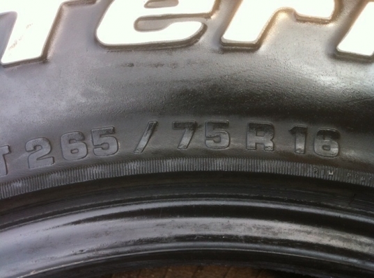 ขายเหมายาง bf all 265/75/16 ทั้งหมด 7 เส้น ขายเหมายาง bf all 265/75/16 ทั้งหมด 7 เส้น