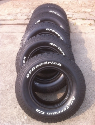 ขายเหมายาง bf all 265/75/16 ทั้งหมด 7 เส้น