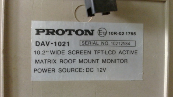 Tv 10"toyota alphard