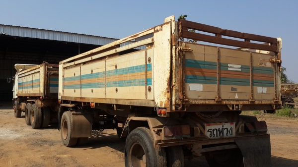 ขายด่วนHINOMEGA260ปี48 พ่วงดั้มแม่ลูกสภาพพร้อมใช้ราคาเบาๆโทร0843923995