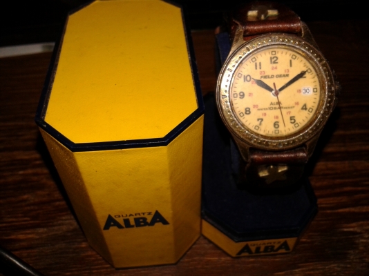 ขายนาฬิกาโบราณ ALBA QUARTZ ขอบคุณทีมงาน truck 2 hand