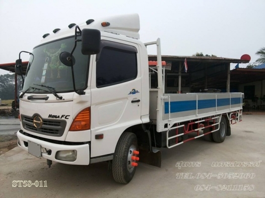 ขายด่วน รถบรรทุก 6 ล้อ HINO MEGA 150 แรงEURO-2  รถห้างแท้ สภาพเดิมๆสวย พร้อมใช้สุดๆ ราคาสุดคุ้ม