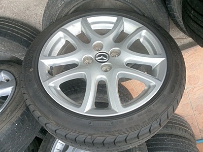 ขายล้อแม็กซ์ Mazda 2 Sport Top 16 ยาง195/45/16 ปี 12 4 ล้อ ขายล้อแม็กซ์ Mazda 2 Sport Top 16 ยาง195/45/16 ปี 12 4 ล้อ