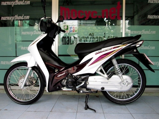 wave 110 i สีขาวม่วง รถเดือน กันยายน ปี 56 ไมล์ 3617 โล รถมีเกียยอดนิยม ประหยัดน้ำมัน แถม 2 รายการ 28900