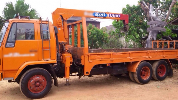 ขายรถบรรทุกสิบล้อติดเครน ISUZU FVM32PR เครื่อง 175 แรง 1 เพลา ปี 40 ติดเครนUNIC 3.5 ตัน ช่วงยาว 7.20 เมตร ขายรถบรรทุกสิบล้อติดเครน ISUZU FVM32PR เครื่อง 175 แรง 1 เพลา ปี 40 ติดเครนUNIC 3.5 ตัน ช่วงยาว 7.20 เมตร