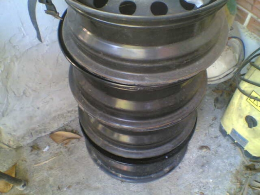 ขายกระทะล้อขอบ14 , 4รู100 (นิสสันมาร์ช)