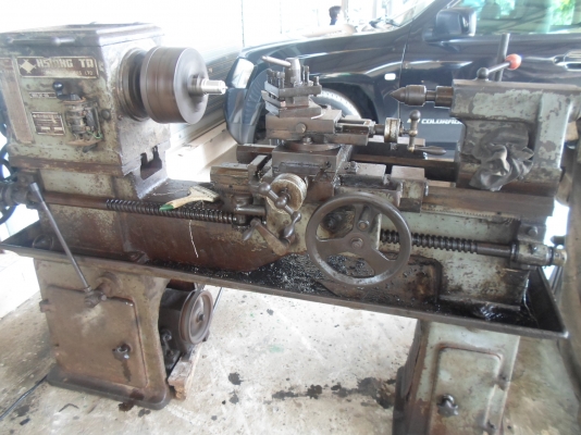 แท่นกลึง 4 ฟุต เพลาเดียว พร้อมใช้งาน ไฟบ้าน   40,000