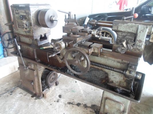 แท่นกลึง 4 ฟุต เพลาเดียว พร้อมใช้งาน ไฟบ้าน   40,000