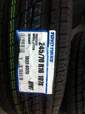 ขายยางTOYO OPEN COUNTRY H/T 265/70R16