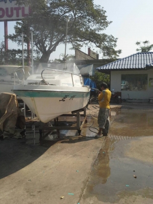 ราคาถูก!!ขายเรือพร้อมเทลเลอร์NISSAN17ฟุตเครื่องNISSAN 50HP