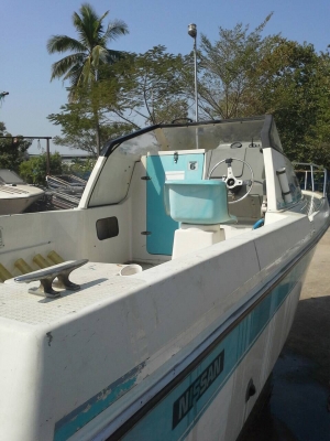 ราคาถูก!!ขายเรือพร้อมเทลเลอร์NISSAN17ฟุตเครื่องNISSAN 50HP