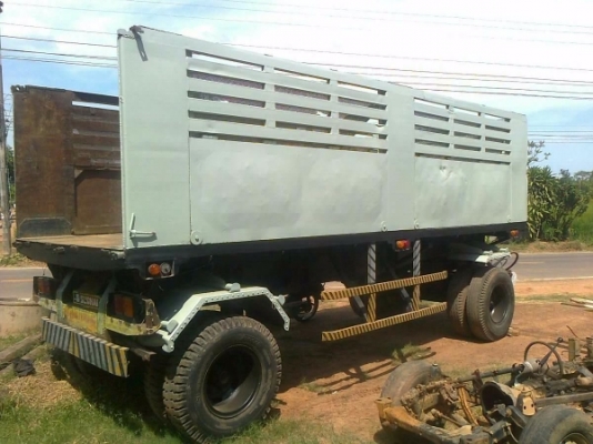 HINO FM 3M - 240 HP M10C ปี 40 รถพ่วงแม่+ลูก แม่กระบะดั๊มพ์คอกเหล็ก 12 ตันของสามมิตรลอนเฉียง ลูก 2 คานดั๊มพ์เหล็กฝาข้างแผ่นเรียบสวย เครื่องแน่นแห้งแรงดี ภายในเก๋งคอนโซลสวยครบ แอร์เย็น พวงมาลัยเพาเวอร์ เบรคทริ๊ปฟี้ ช่วงล่างคัชซีสวยยางสภาพดีมากพร้อมบรรทุกพร