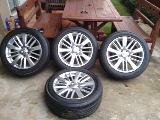 ล้อ Teana 17 พร้อมยาง Bridgstone ปี 10