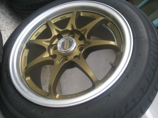 ขายล้อแม็ก CE28N 15"x7" 4/100 +ยางปี 09 (081-3747940)