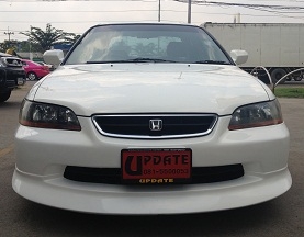 Honda Accord โฉมงูเห่า ติดแก๊ส สีขาวมุก สวยเวิ่นเว่อจ้า
