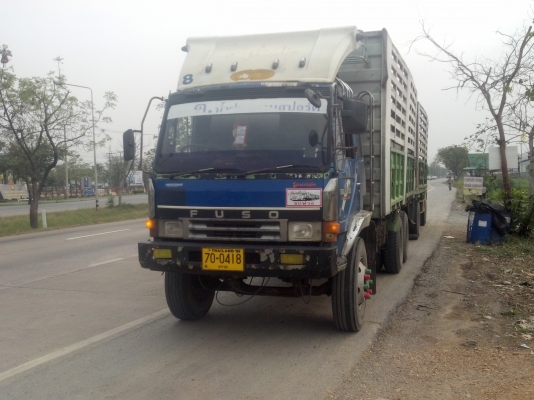 ขายพ่วงแม่ลูก 18 ล้อไม่ดัมพ์ MITSUBISHI FUSO สองเพลา FN527s TURBO