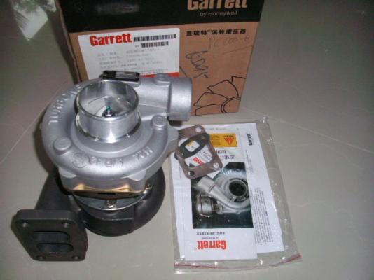 KOMATSU,PC200-6,6D95L,PART NO.6207-81-8331,TURBOCHARGER ASS'Y