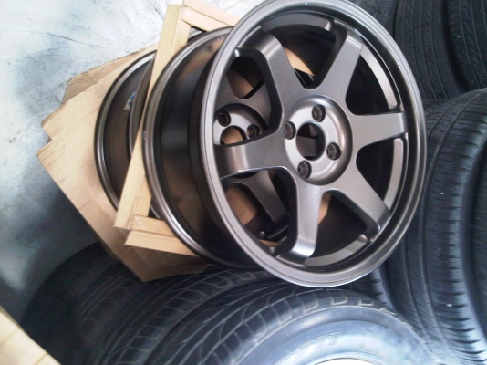 ขายTE37 ขอบ17 4/100 เหมือนๆสวยๆ ถูกๆ