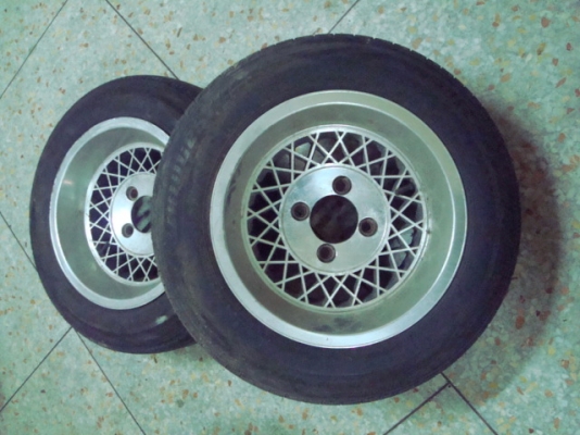 แม็ก+ยาง ออฟลึก 1 คู่ ขอบ14 4รู114