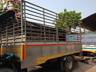 ขายNPR 120 รถห้างเกียร์สั้นกระบะคาโก้ข้างปิเนียม