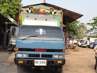 ขายNPR 120 รถห้างเกียร์สั้นกระบะคาโก้ข้างปิเนียม