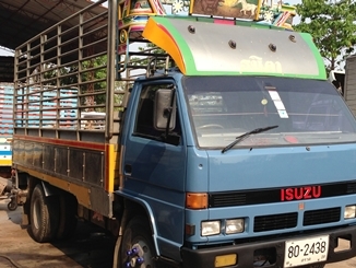 ขายNPR 120 รถห้างเกียร์สั้นกระบะคาโก้ข้างปิเนียม