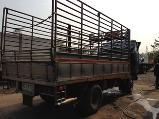 ขายNPR 120 รถห้างเกียร์สั้นกระบะคาโก้ข้างปิเนียม