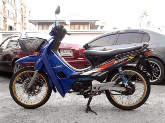ขออนุญาติขาย HONDA WAVE 100S สีน้ำเงินดำ สตาร์ทเท้า ขออนุญาติขาย HONDA WAVE 100S สีน้ำเงินดำ สตาร์ทเท้า