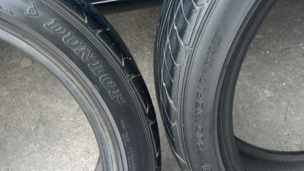 ยางดันลอบปี09 205/45/17 ราคา3300
