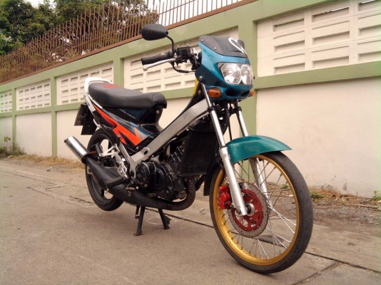 ขออนุญาติขาย  Honda Dash 125 cc. ตาเพชร สีเขียวดำ