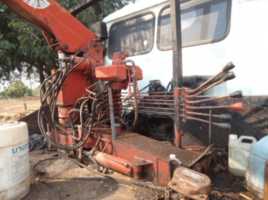 ขายรถ6ล้อฮีโน่FD17เทเลอร์พร้อมเครน2.5ตัน เครื่องH07C