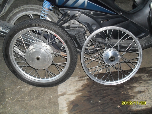 ล้อ did พร้อมดุมอีลีแก้นขอบ17  ขายแล้วขอบคุณพี่เสือมากครับ