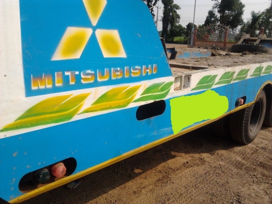 เทเลอร์บรรทุกรถเกี่ยว FUSO 195 HP(เตี้ย) ยาง 825-16 ใหม่ 10 เส้น  2 เพลา