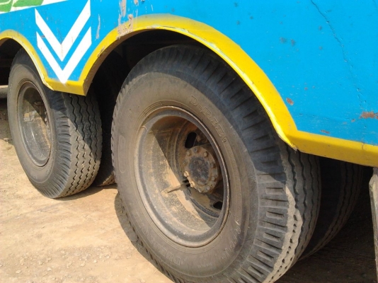 เทเลอร์บรรทุกรถเกี่ยว FUSO 195 HP(เตี้ย) ยาง 825-16 ใหม่ 10 เส้น  2 เพลา