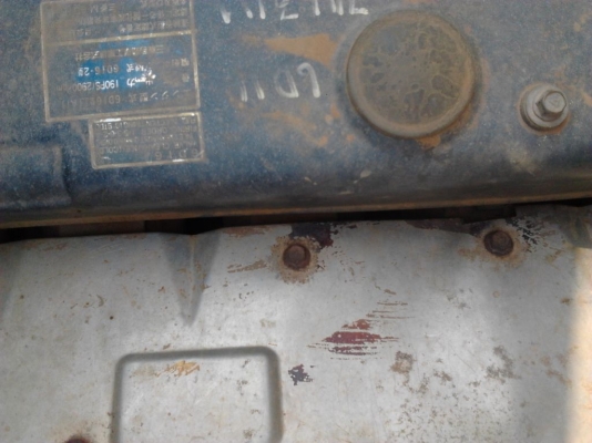 เทเลอร์บรรทุกรถเกี่ยว FUSO 195 HP(เตี้ย) ยาง 825-16 ใหม่ 10 เส้น  2 เพลา