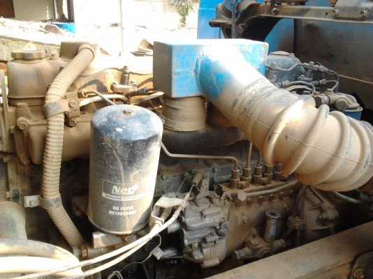 เทเลอร์บรรทุกรถเกี่ยว FUSO 195 HP(เตี้ย) ยาง 825-16 ใหม่ 10 เส้น  2 เพลา