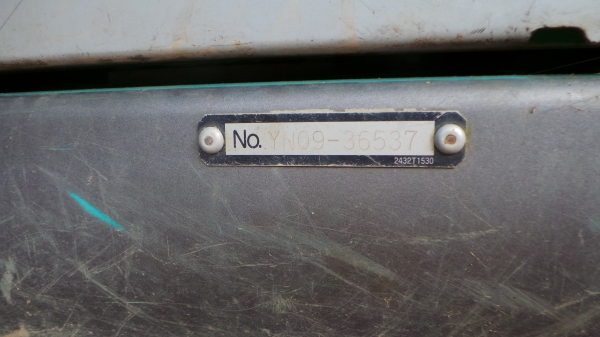 KOBELCO  YN09  มีเล่มทะเบียนพร้อมค่ะ