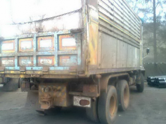 ขายรถพ่วง 18 ล้อ 2 เพลา ดั้ม แม-ลูก กระบะเนียมคอกเกษตร ISUZU ROCK 210 วางเครื่อง HINO PO9 ลงเล่มแล้ว สนใจดทร