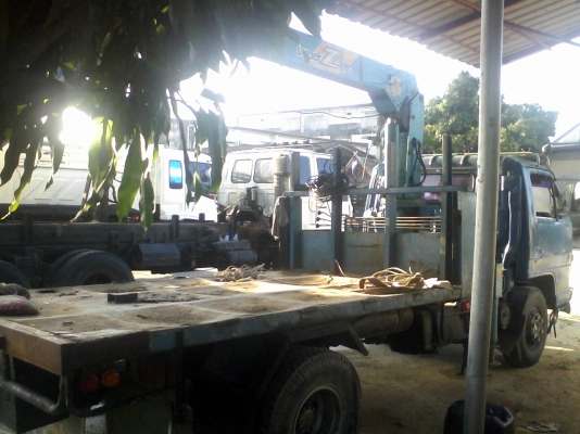 ขายหกล้อ 115 NPR 59 LU พร้อมเครน เปลี่ยนเครื่องฮีโน่ 168 ไม่มีเอกสาร