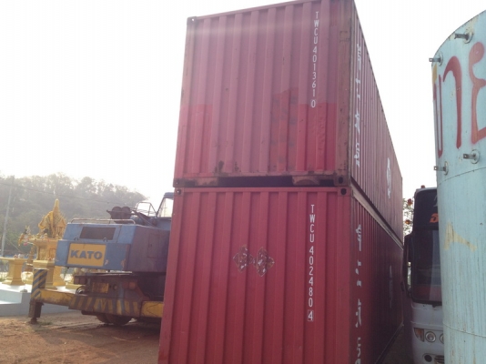 ขายตู้ยาว 40 ฟุตเหลือเพียง 4 ใบ ใบด้านบน สภาพสวยมาก พร้อมส่งออก ราคาเป็นกันเอง...