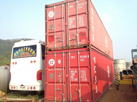 ขายตู้ยาว 40 ฟุตเหลือเพียง 4 ใบ ใบด้านบน สภาพสวยมาก พร้อมส่งออก ราคาเป็นกันเอง...