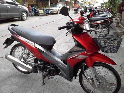 wave 110i ปี 53 สีแดง เทา เครื่องเดิม แน่นๆ รถสวย เอกสารครบ