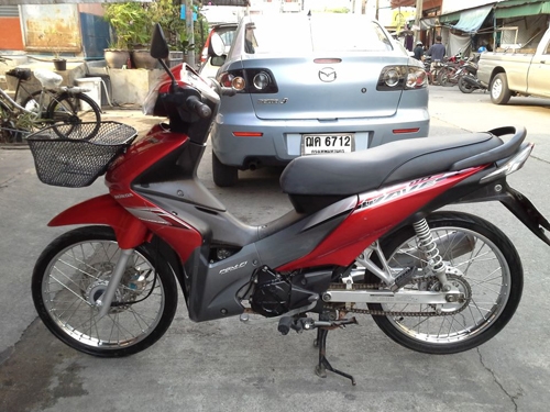 wave 110i ปี 53 สีแดง เทา เครื่องเดิม แน่นๆ รถสวย เอกสารครบ