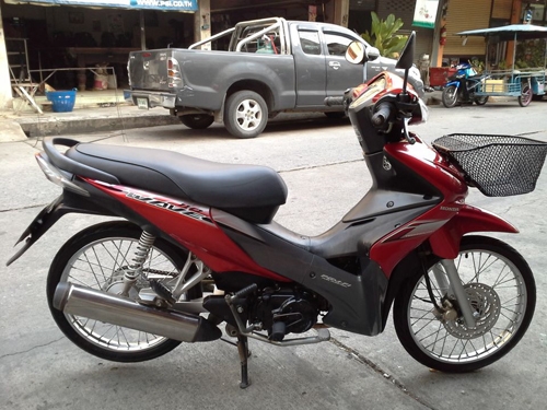 wave 110i ปี 53 สีแดง เทา เครื่องเดิม แน่นๆ รถสวย เอกสารครบ