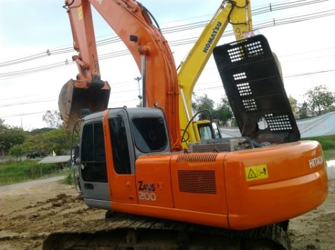 ขายรถแบคโฮ  ยี่ห้อ  HITACHI  ZX 200  ญี่ปุ่น เอกสารเล่มทะเบียน