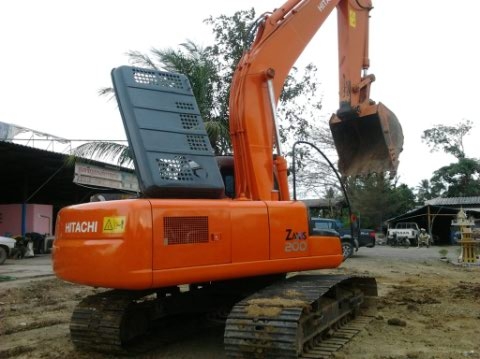 ขายรถแบคโฮ  ยี่ห้อ  HITACHI  ZX 200  ญี่ปุ่น เอกสารเล่มทะเบียน